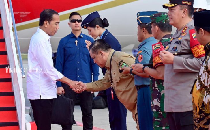 Tiba di Riau, Presiden Jokowi Bakal Resmikan Sejumlah Infrastruktur