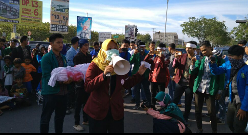 Aksi Simpatik Mahasiswa Riau Refleksi 89 Tahun Sumpah Pemuda Indonesia