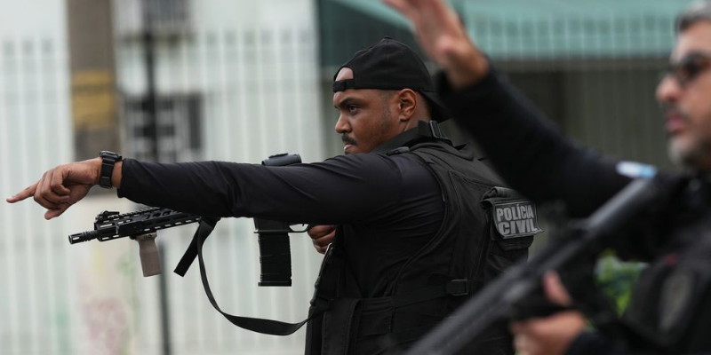 64 Orang Tewas saat Polisi Brasil Gempur Geng Narkoba