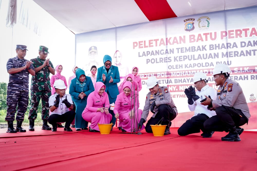 Kapolda Riau Irjen Pol Muhammad Iqbal Bersama Bupati HM Adil Tinjau Kapolres Meranti 