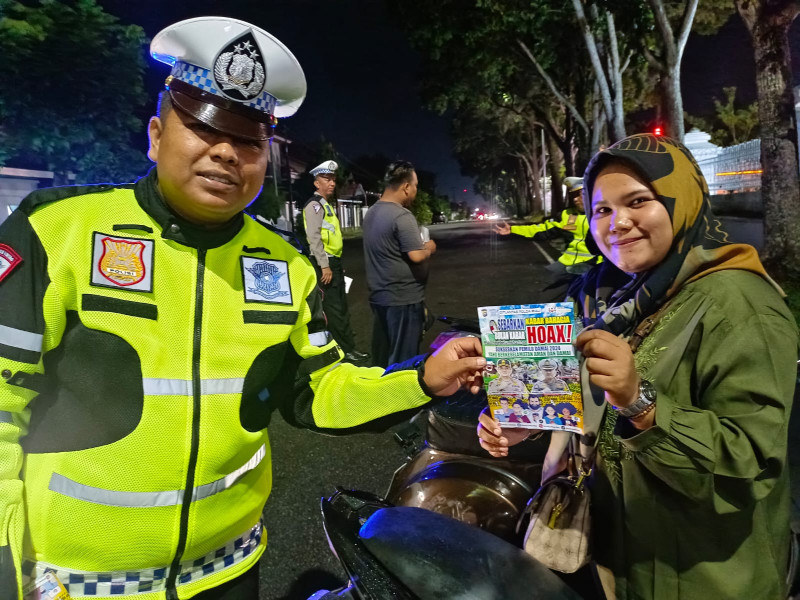 Cara Jitu Kasat PJR Ditlantas  Polda Riau Sukseskan Pemilu 2024 Bersama Club Motor di Pekanbaru