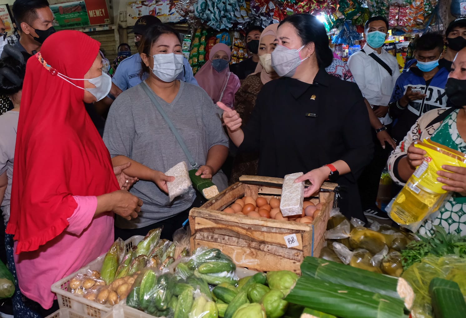 Ketua DPR RI Puan Maharani mendukung upaya modernisasi pabrik pupuk milik Petrokimia Gresik