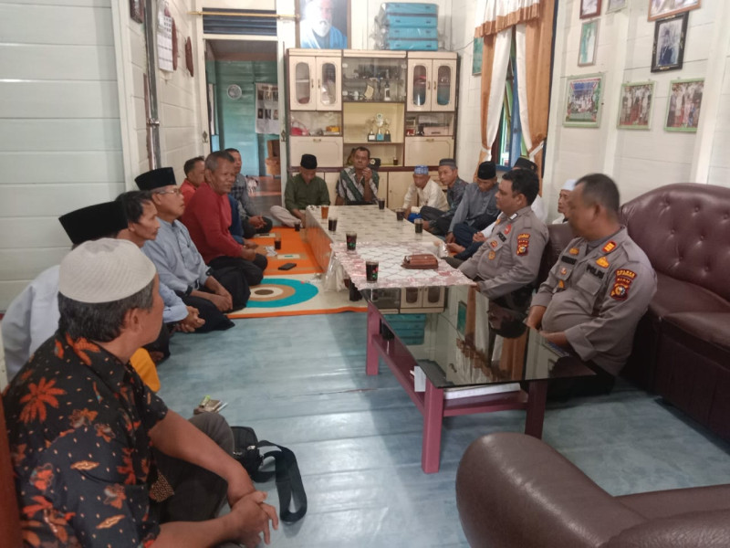 Wujud Kehadiran dan Sinergitas, Polsek Jajaran Polres Meranti Tampung Beragam Curhatan Warga