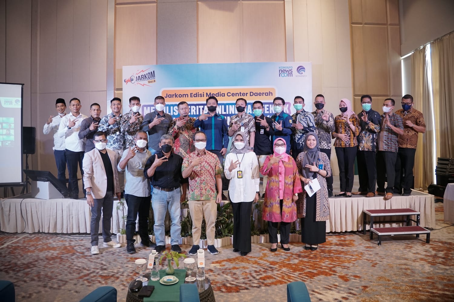 Diskominfotik Meranti Ikuti Bimtek Jurnalistik Media Center Pemerintah di Batam