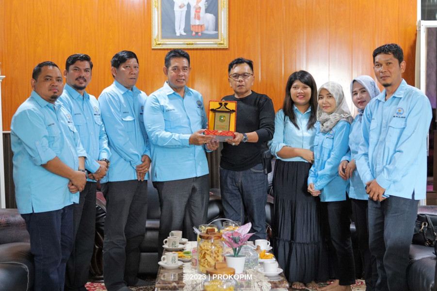 Plt Bupati Asmar Terima Kunjungan BNNK Pelalawan