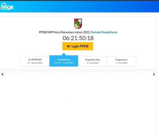 PPDB Online SMP Negeri di Pekanbaru Dibuka Hari Ini