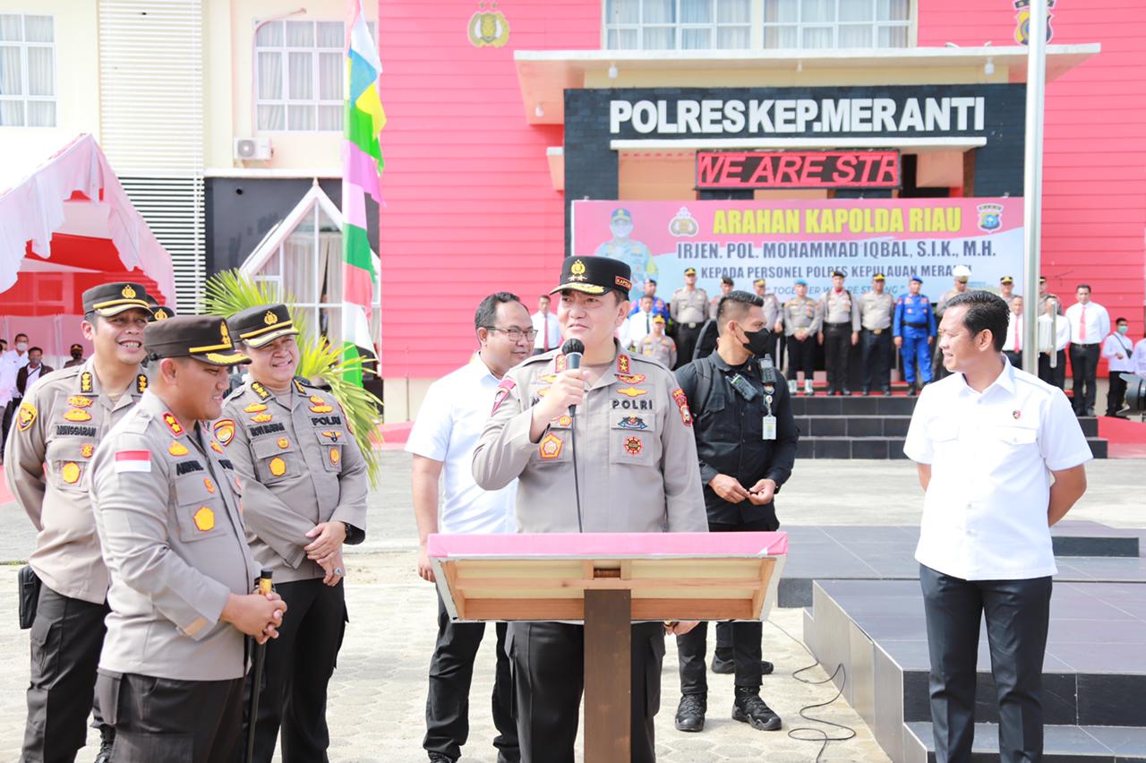 Kapolda Riau, Mohamad Iqbal : Mengabdilah dengan Tulus, Jangan Lukai Hati Masyarakat