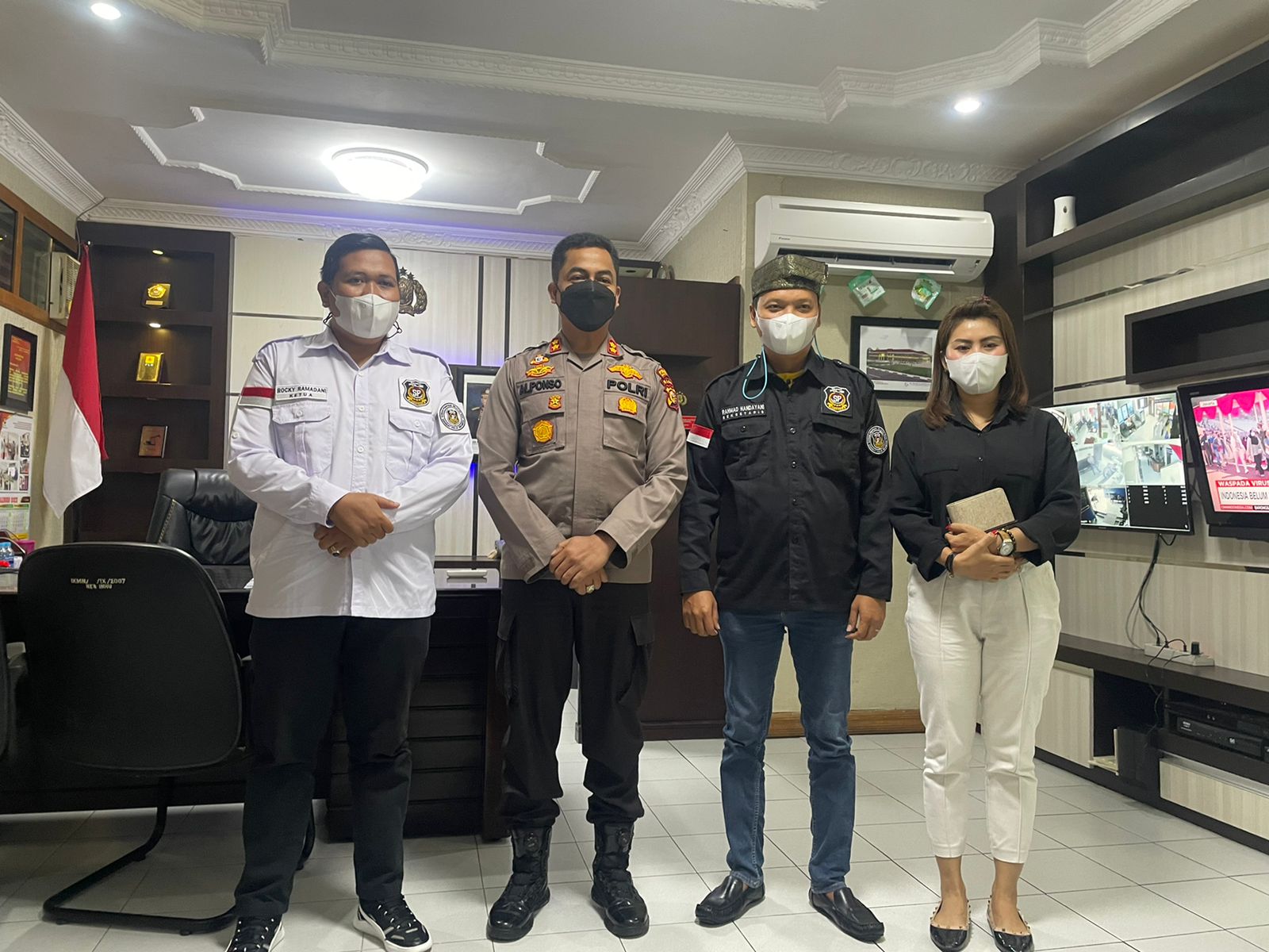 Menjelang Pengukuhan, DPW SPI Riau Kunjungi Polres Inhu dan Kuansing