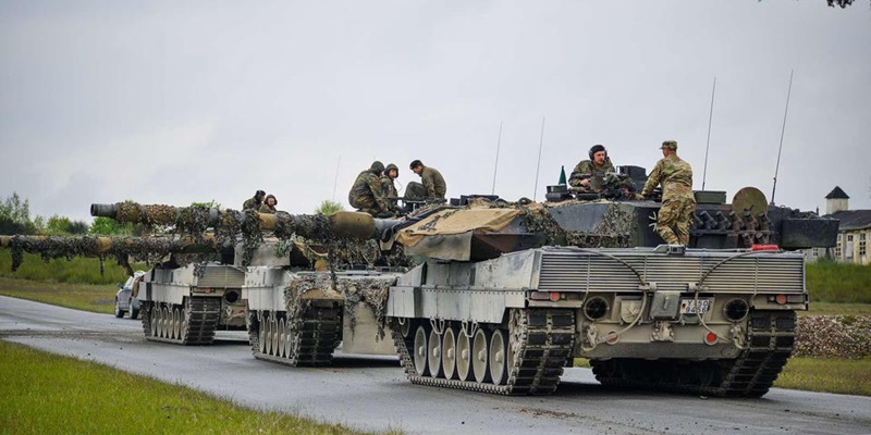 Sesuai Janji, 18 Tank Leopard 2 Jerman Tiba di Ukraina