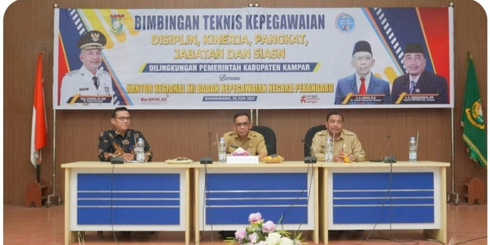 Pj. Sekda Kampar : Kedisiplinan ASN Kabupaten Kampar Sangat Rendah