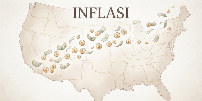 Inflasi AS Naik, Harga Bensin dan Sembako Makin Mahal
