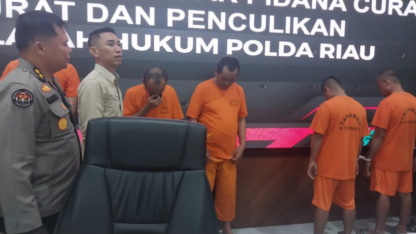 Polda Riau Bongkar Sindikat Curat di 25 TKP, Dua Ditangkap, Lima Buron