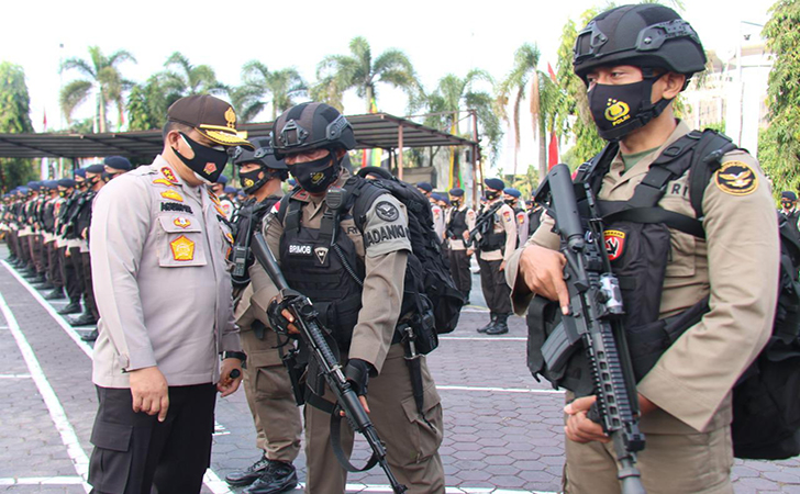 Polda Riau Kerahkan 1.242 Personel Amankan Kedatangan Jokowi