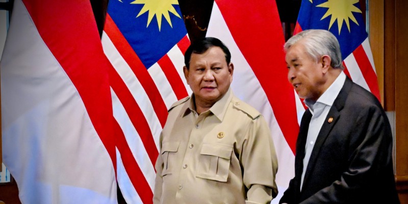 Presiden Prabowo dan Wakil PM Malaysia Bahas Penanganan Karhutla di Hambalang