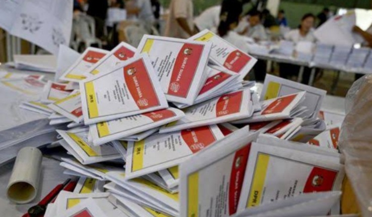 KPU Riau Cetak Surat Suara Tambahan 39.000 Lembar