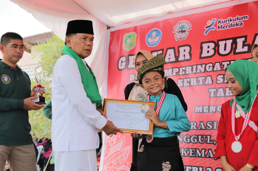 Plt Bupati Asmar Hadiri Puncak Gebyar Bulan Bahasa Dan Kampanye Sekolah Sehat