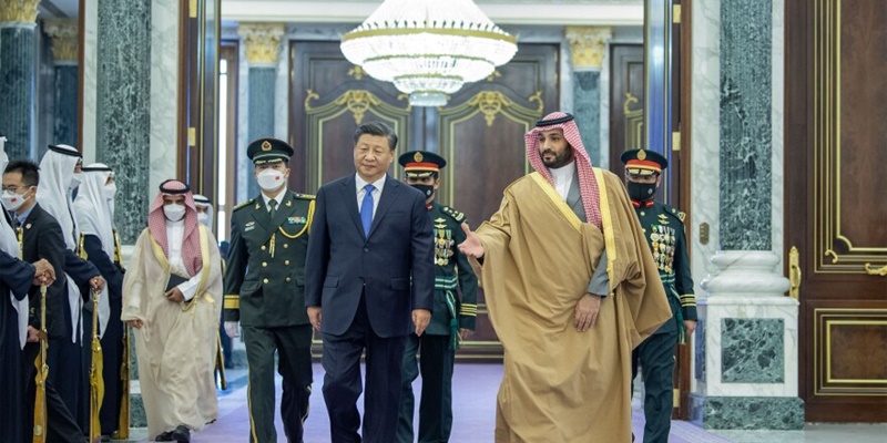 Xi Jinping Kunjungi Raja Salman dan Pangeran MBS di Istana Al-Yamamah, Tandatangani Puluhan Kesepaka