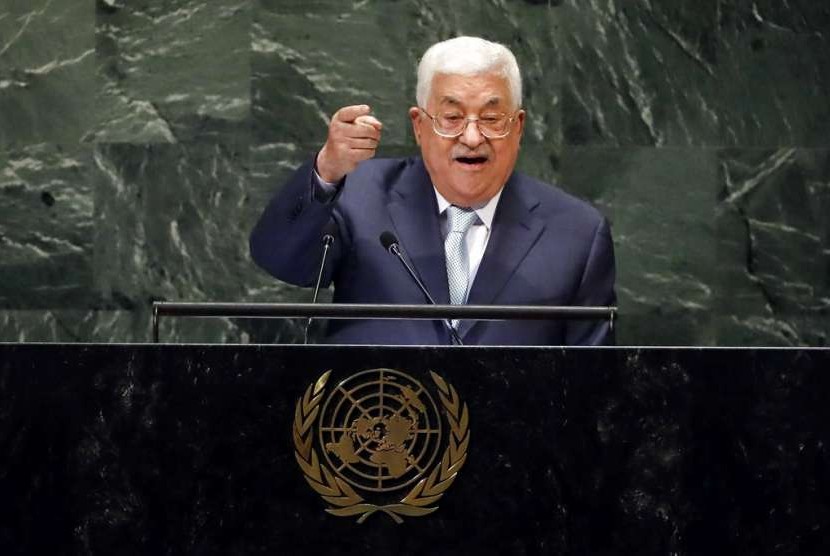 Ratusan Warga Palestina Demo Tuntut Presiden Abbas Mundur