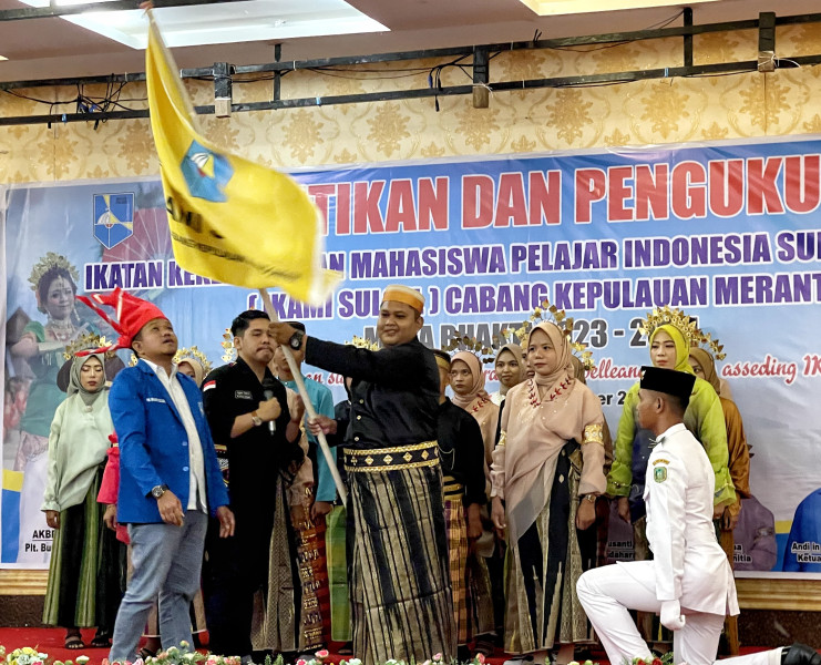 Hadiri Pelantikan IKAMI Sulsel Kepulauan Meranti, H. Asmar Ajak Bangun Daerah