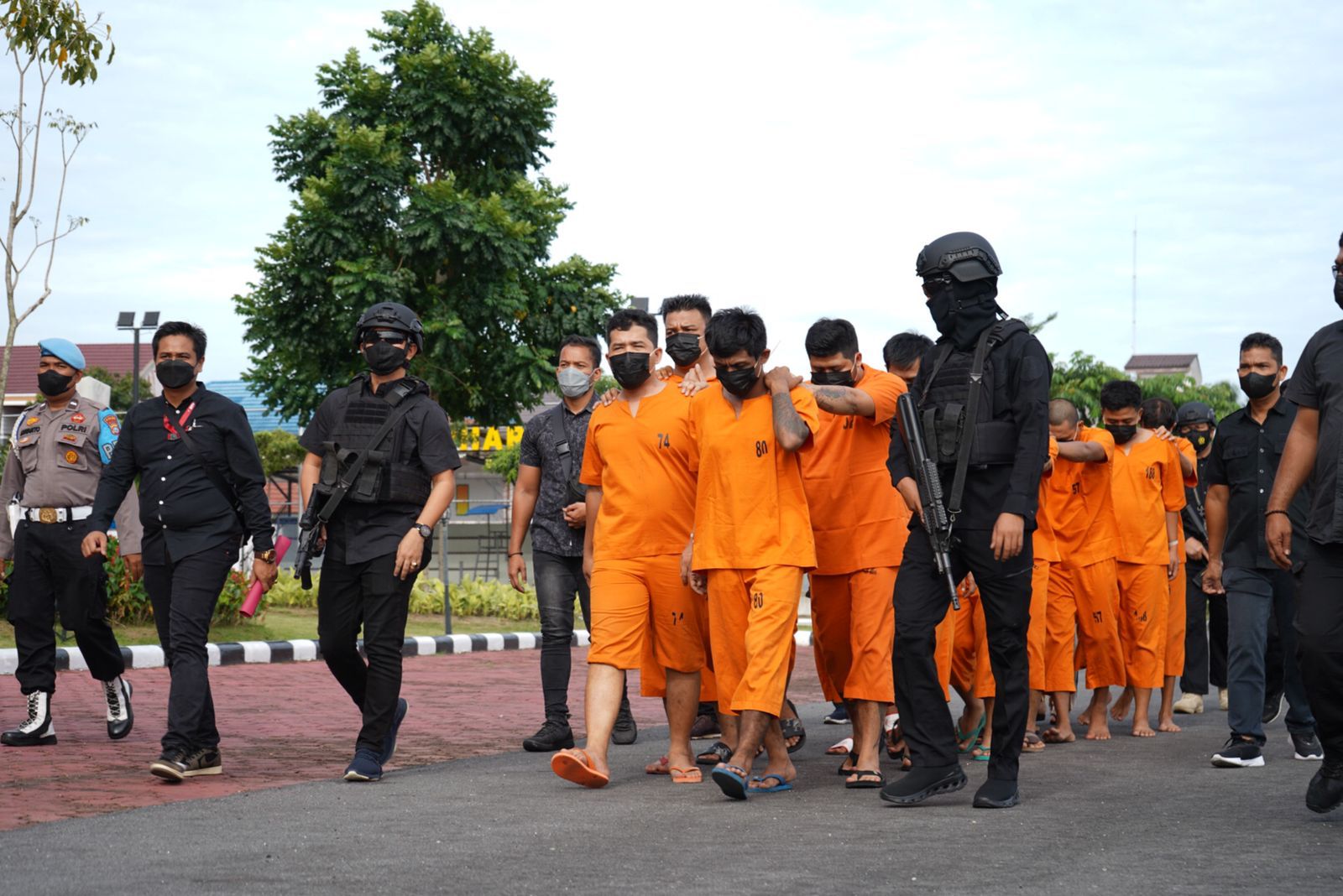 Kronologi Pengungkapan 203 Kg Sabu dan 404.491 Butir Ekstasi Oleh Tim Polda Riau