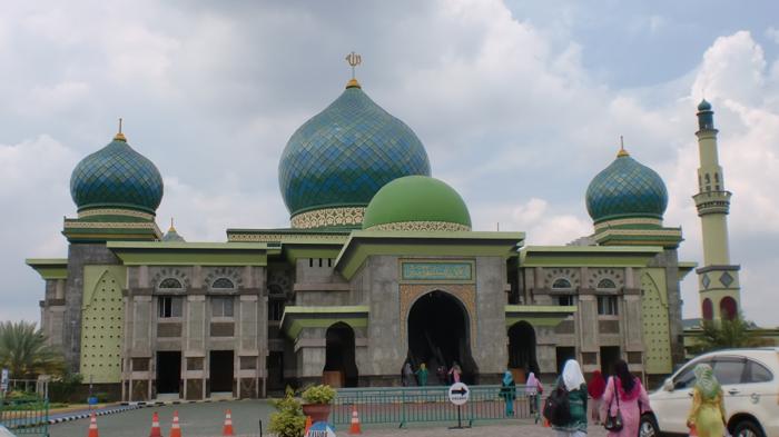 Masjid Agung An-Nur Pekanbaru yang Indah ,Sering di Kunjungi Turis Dari Luar Negeri