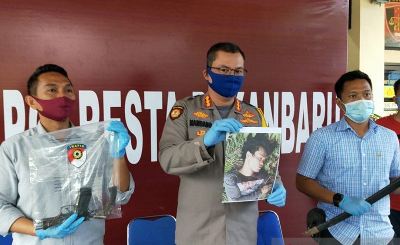 Polisi Tembak Mati Bandit Bersamurai di Pekanbaru