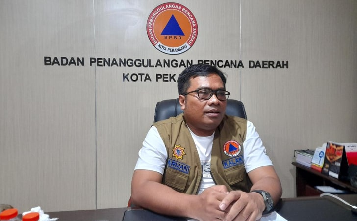Kalaksa BPBD Pekanbaru Zarman Candra Ditunjuk jadi Plh Sekdako