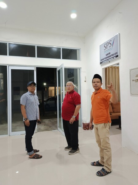 Dijadwalkan Lantik Pengurus, Ketum SPS Pusat Kunjungi Kantor SPS Riau, Januar: Fasilitas Kantor Bagus dan Permanen