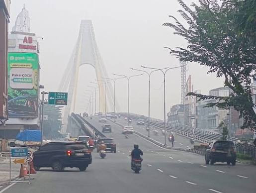Ribuan Hotspot Kepung Sumatera, Riau 9 Titik dan Asap Masih Tebal