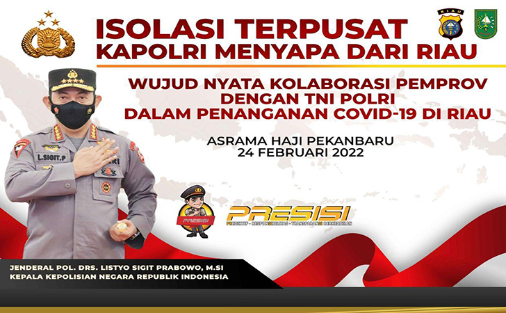 Kapolri Jenderal Listyo Sigit Tiba di Riau, Ini 2 Agenda Pentingnya