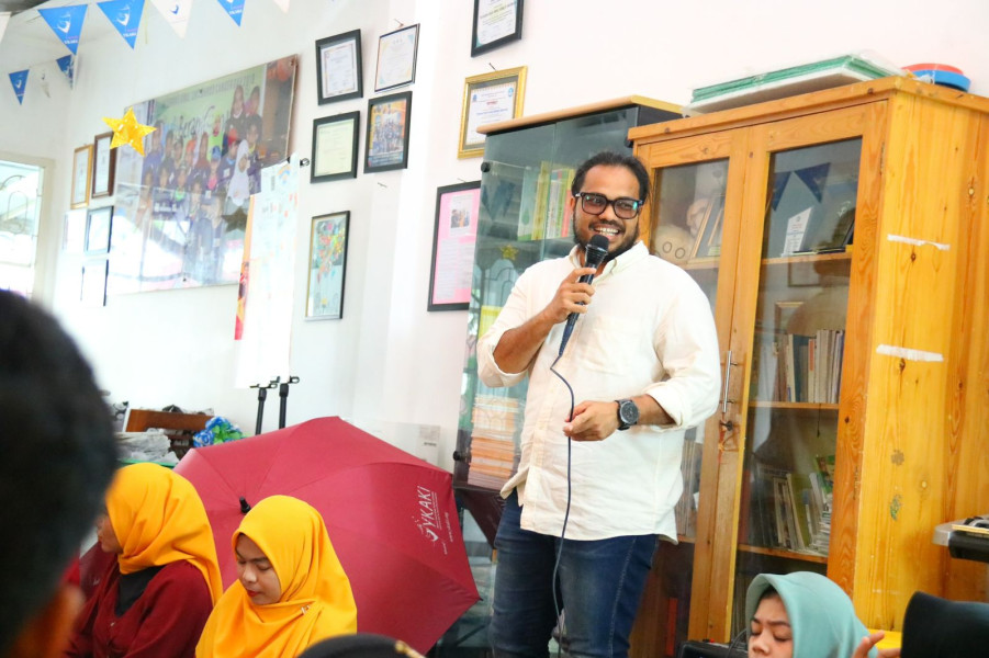IKA SMPN 13/14 Pekanbaru Adakan Peduli Sesama dan Bakti Sosial ke Anak-anak Terkena Kanker dan Lansi