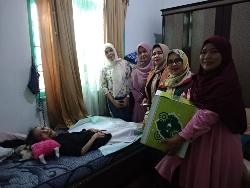PWI Riau Silaturahmi ke Kediaman Mantan Wartawan