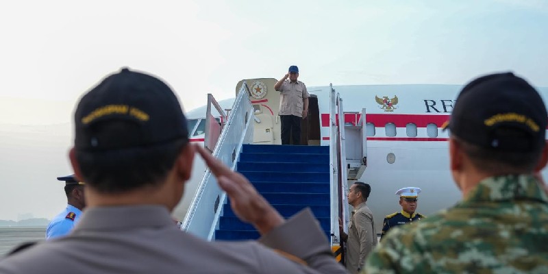 Prabowo Terbang ke Gorontalo untuk Hadiri Puncak PENAS Petani dan Nelayan XVII