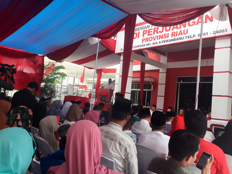 PDIP Riau Gelar Halal bi Halal Lintas Partai, Zulher dan Firdaus Terlihat Hadir