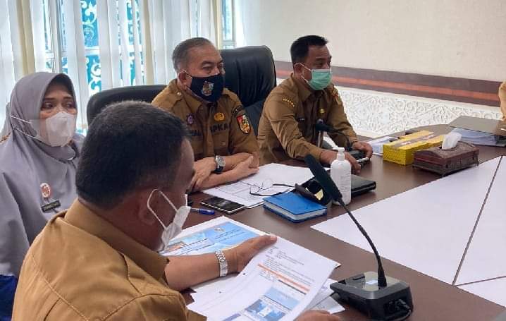 Secara Online, BPKAD Pekanbaru Ikuti Penilaian Interview Evaluasi SPBE Tahun 2021 Bersama Kemen-PAN