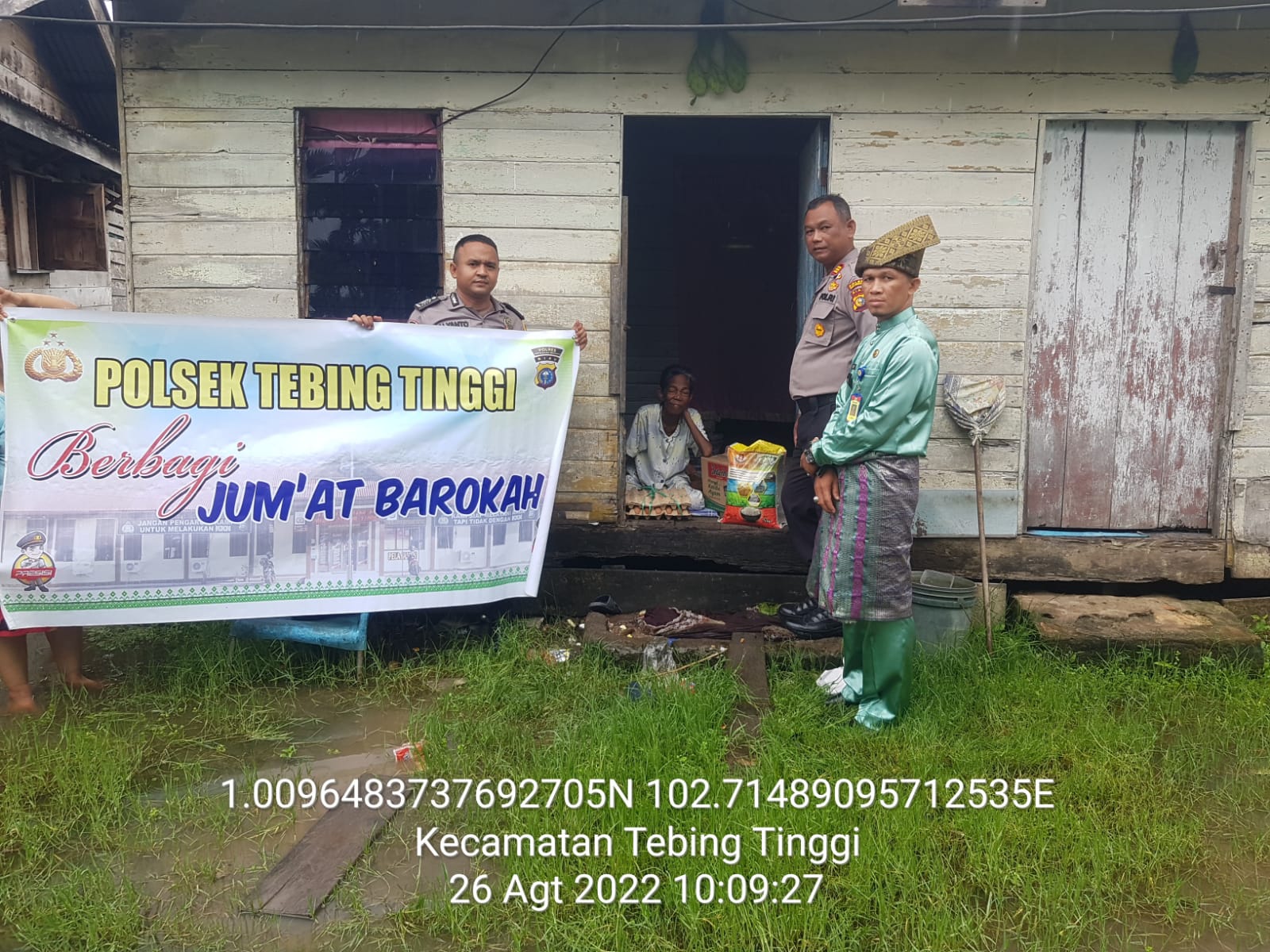Polsek Tebingtinggi Lakukan Giat Jumat Barokah