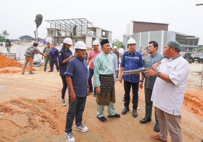 Akhir Masa Jabatan, Gubernur Syamsuar Cek Progres Pembangunan Quran Center dan RCH