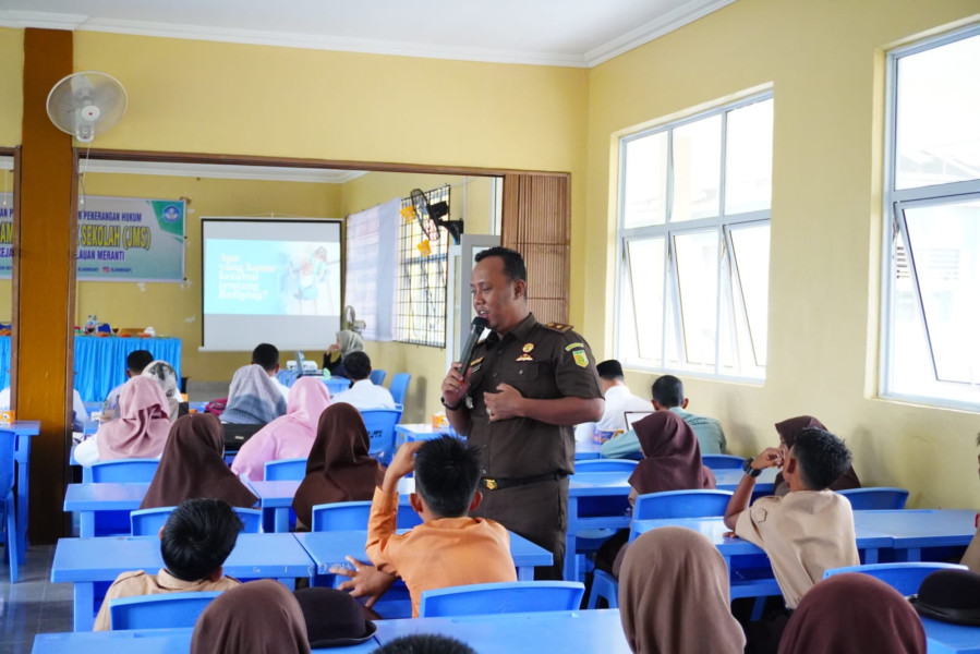Kejaksaan Negeri Meranti Kembali Gelar Jaksa Masuk Sekolah Di Tanjung Samak