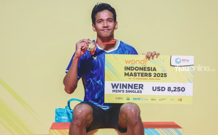 Chico Aura Dwi Wardoyo Juara WONDR By BNI Indonesia Masters 2025