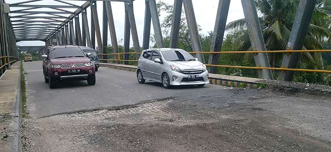 Jembatan Danau Bingkuang Segera Ditutup