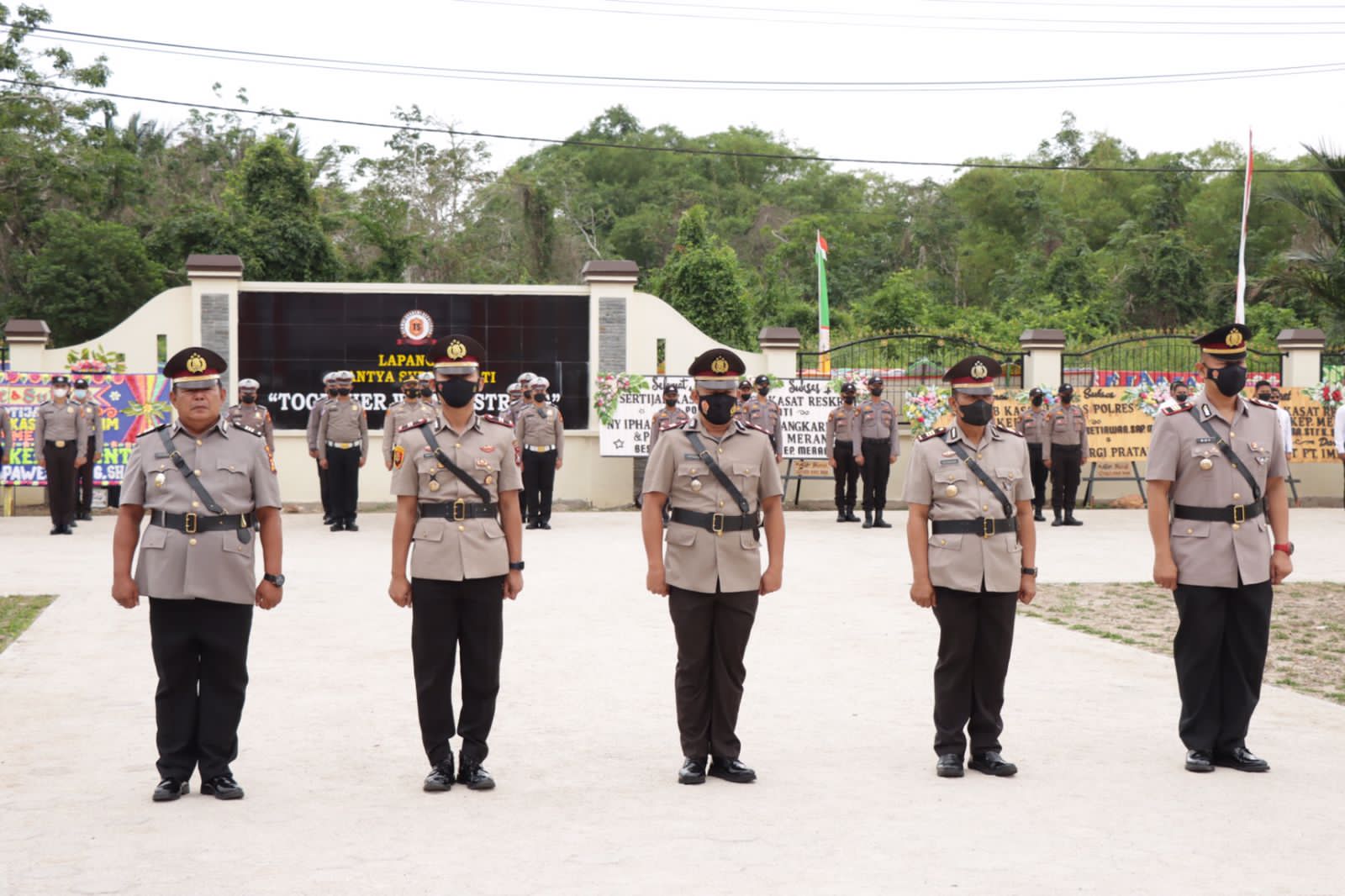 Kapolres AKBP Andi Yul Pimpin Pelantikan Kabag Log sekaligus Sertijab Kasat Reskrim dan Kasat Lantas