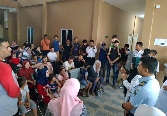 Rudenim Pekanbaru Pindahkan 47 Pengungsi WNA ke Wisma Orchid
