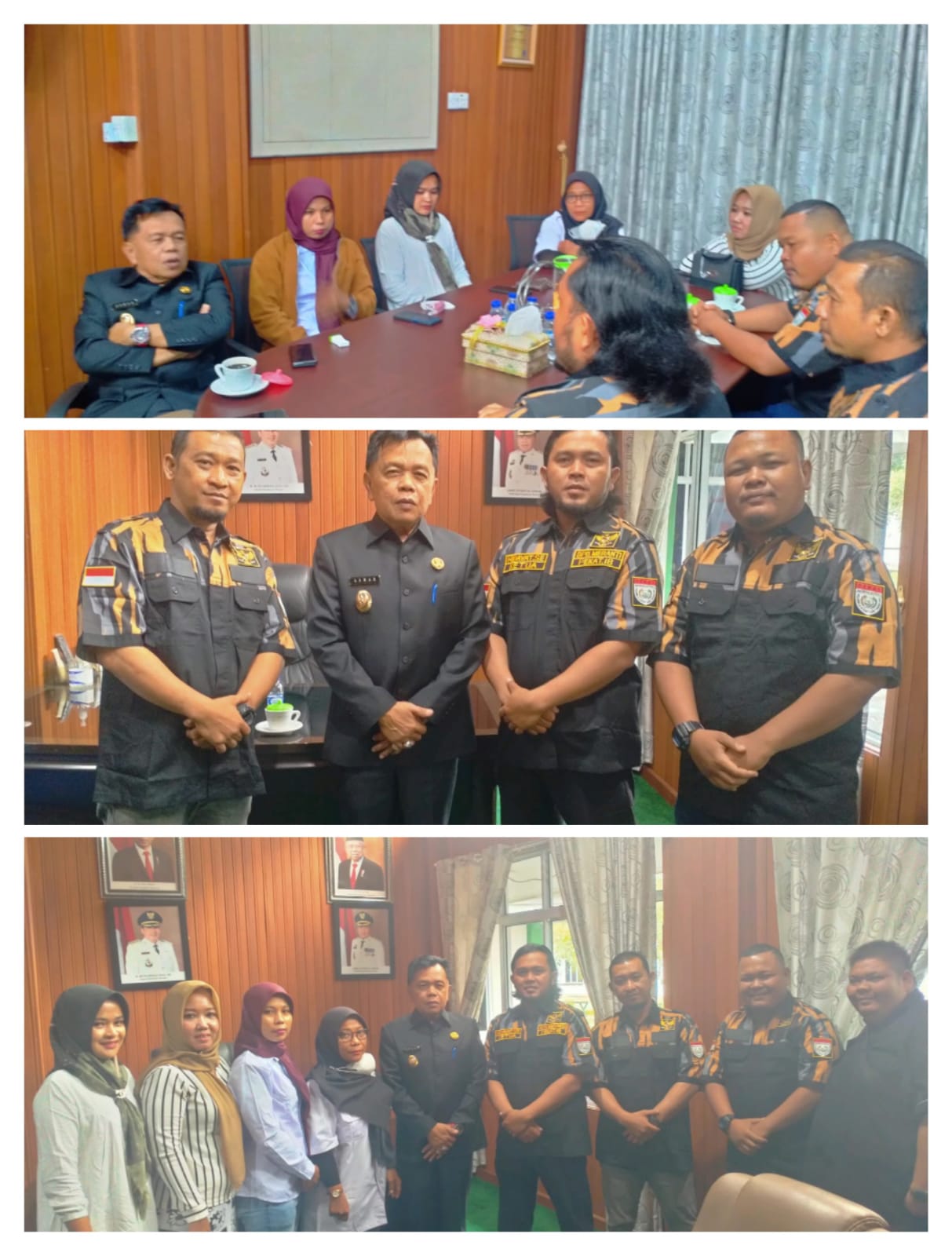 Pembela Kesatuan Tanah Air Bersatu Silahturahmi Bersama Wakil Bupati H.Asmar.