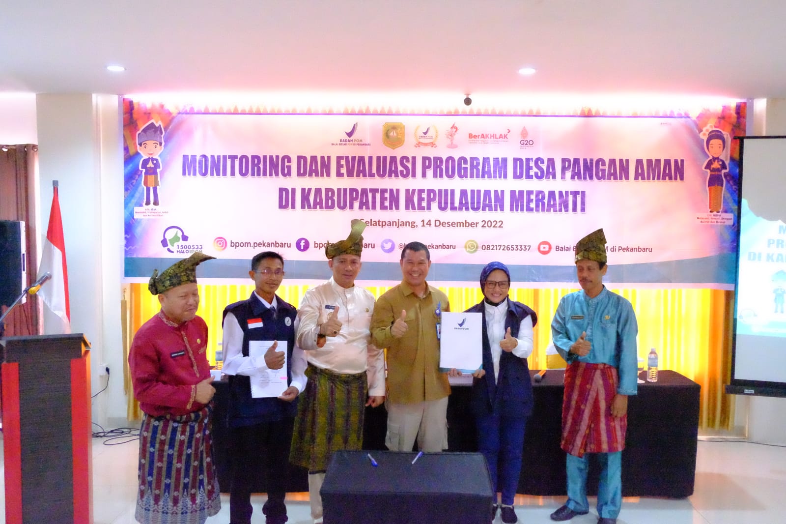Bupati Minta BPOM Pastikan Makanan Aman di Meranti