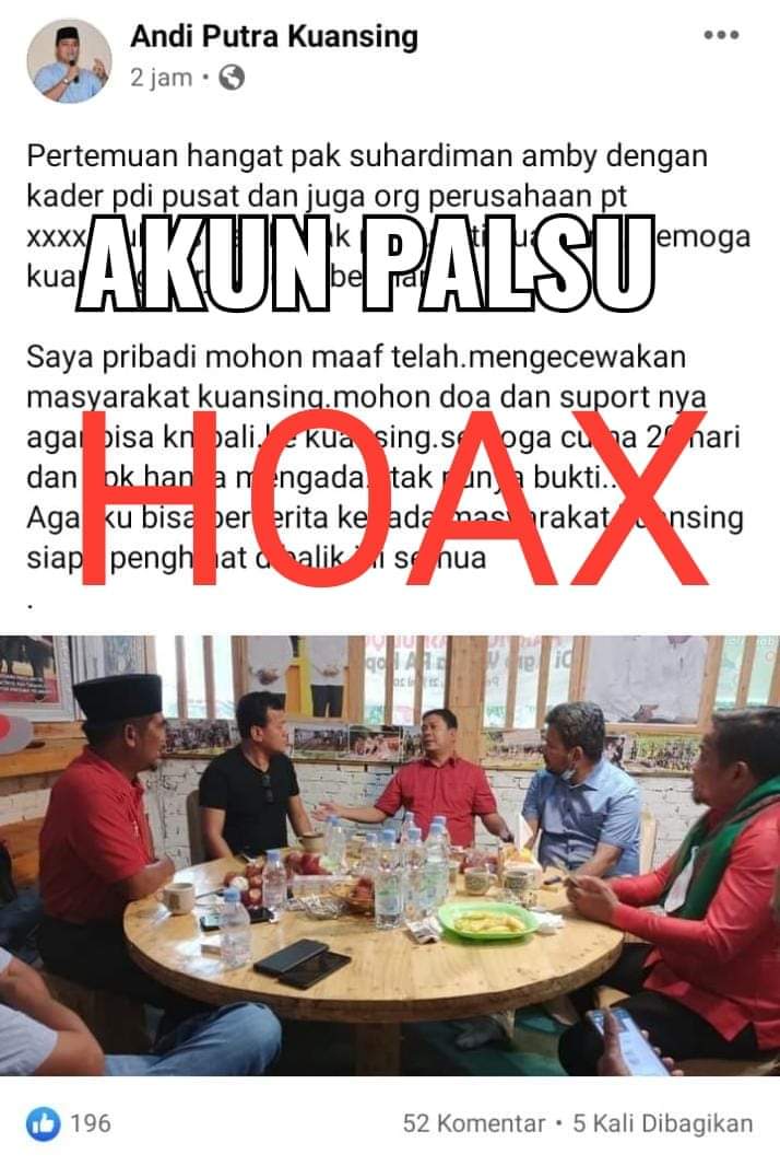 Polda Riau Telusuri Pemilik Akun Palsu Penyebar HOAX di Kuansing