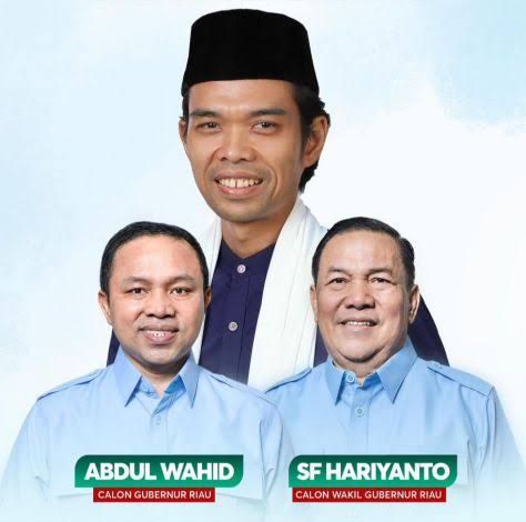 Elektabilitas Pasangan Abdul Wahid-SF Hariyanto Meningkat Tak Lepas dari Pengaruh UAS