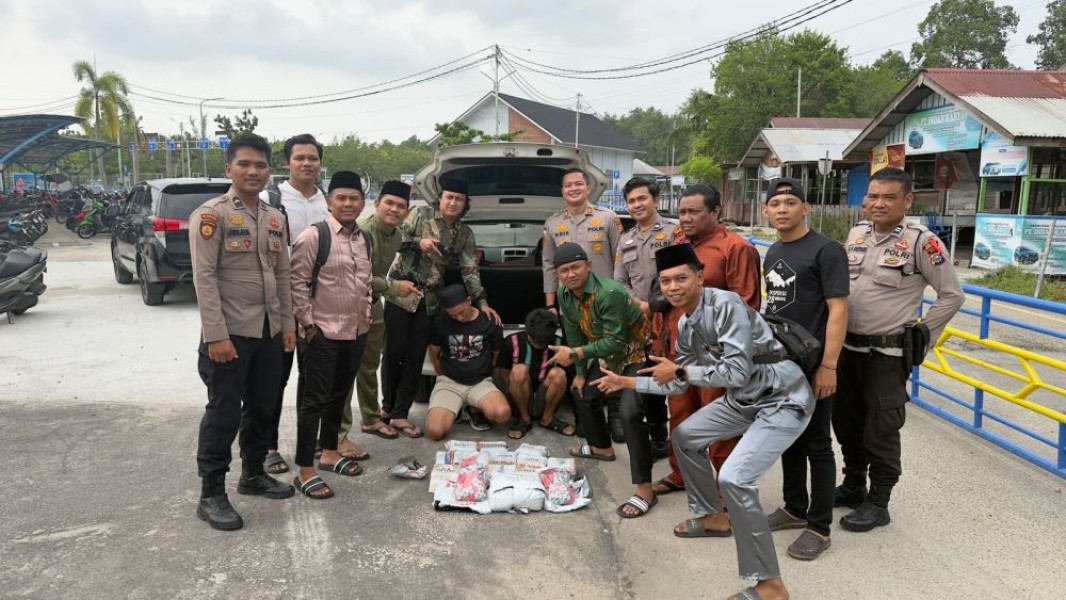 Tergiur Upah Rp50 Juta, Penyelundupan 13 Kg Sabu Kandas di Bengkalis
