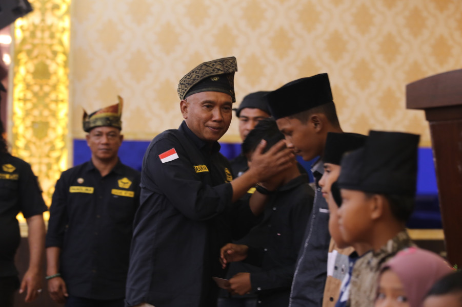 Asisten I Hadiri Pelantikan Pengurus Gagak Hitam se-Kepulauan Meranti