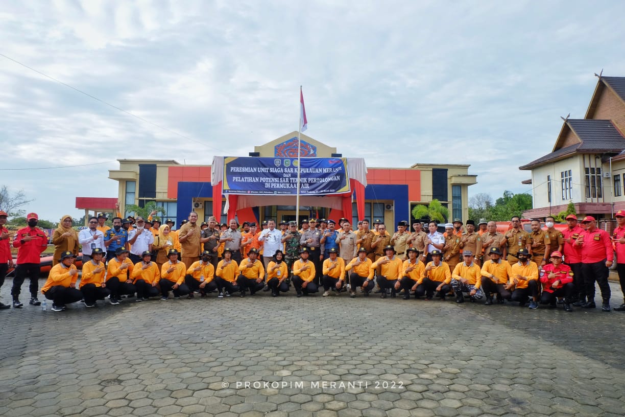 Bupati HM Adil Resmikan Acara Pelatihan SAR dan Pengunaan Gedung Unit Siaga di Meranti