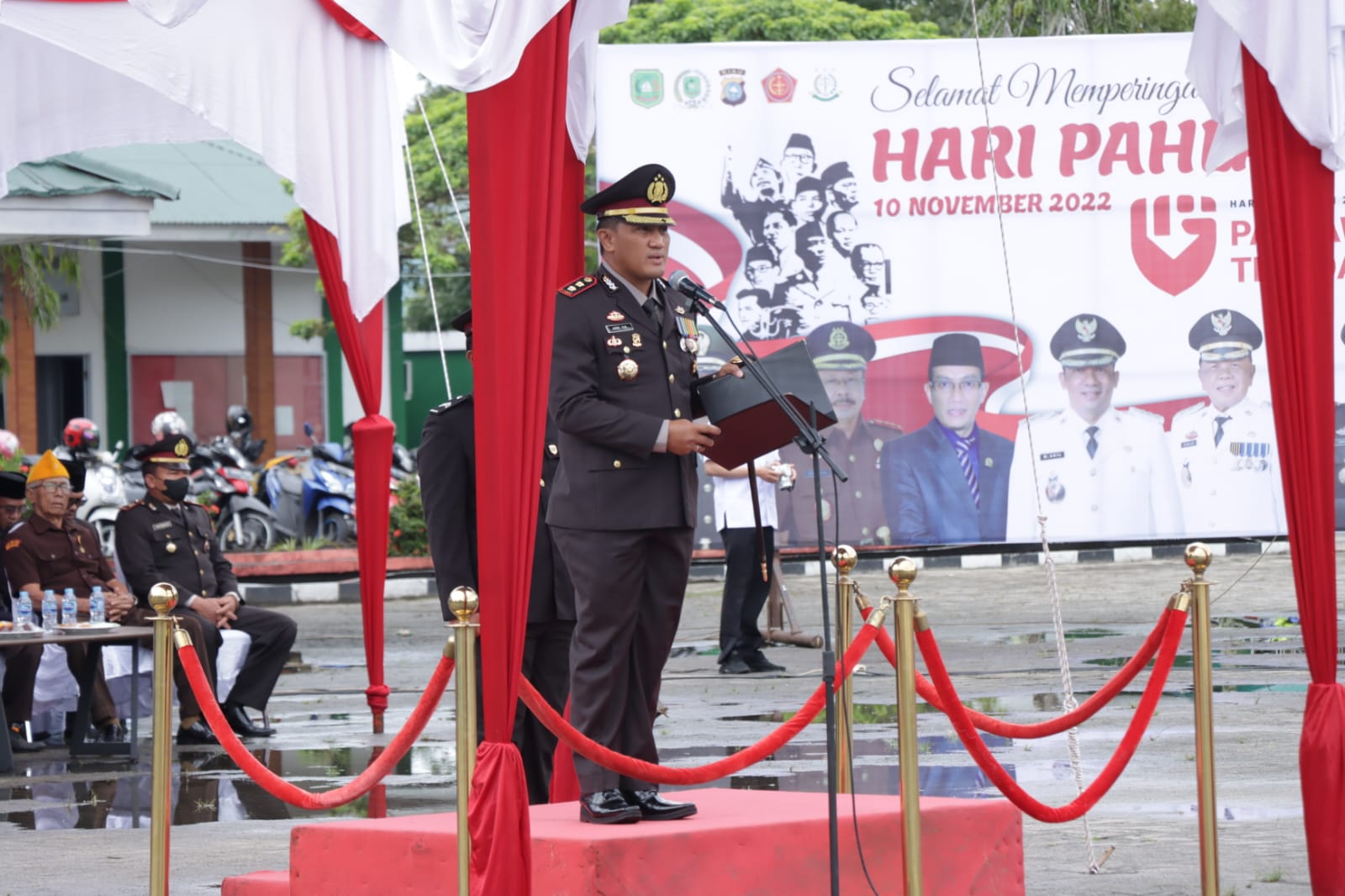 Kapolres Meranti Pimpin Upacara Peringatan Hari Pahlawan ke-77